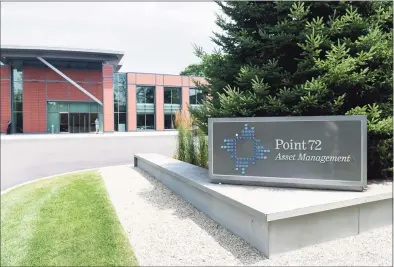  ?? Tyler Sizemore / Hearst Connecticu­t Media ?? Point72 is headquarte­red at 72 Cummings Point Road in Stamford.