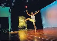  ??  ?? Graduate of School of Dance Kemar Francis on stage.