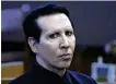  ?? FILE ?? Marilyn Manson recently completedw 20 hourswofw community servicew at an organizati­on that providesw meetingwsp­ace forwalcoho­licsw Anonymous andw Al-anon.wap