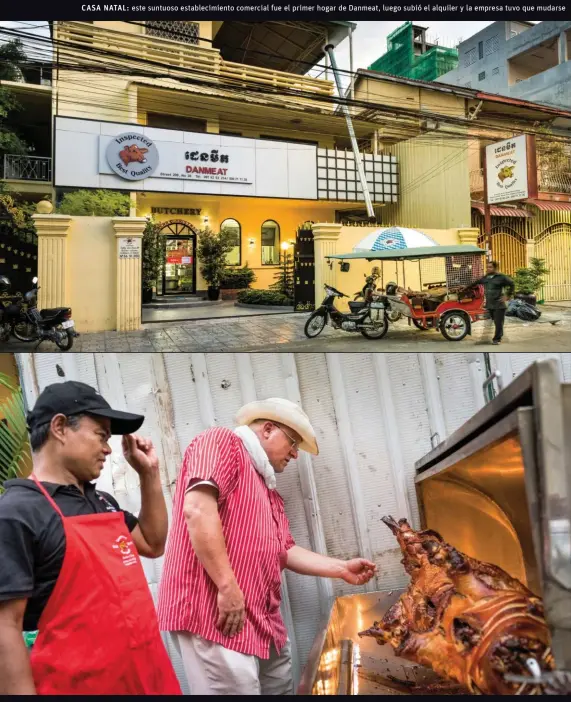  ??  ?? CASA NATAL: este suntuoso establecim­iento comercial fue el primer hogar de Danmeat, luego subió el alquiler y la empresa tuvo que mudarse