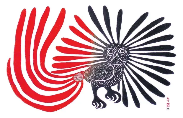  ?? — DORSET FINE ARTS ?? Enchanted Owl by Inuk artist Kenojuak Ashevak was sold for $24 in 1960 and for $216,000 at a November auction.