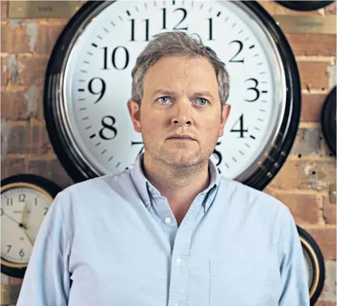  ??  ?? Time for a change: comedian and actor Miles Jupp, is currently starring in the play The Life I Lead, right, and would love to tour it in the United States