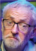  ??  ?? Rejected: Mr Corbyn yesterday