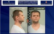  ?? PHOTOS: REUTERS ?? Lukasz Pawel Herba, the suspected kidnapper of a British model, is seen in a picture provided by the Italian Police in Milan.