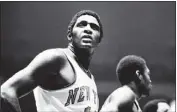  ?? ROSS LEWIS – GETTY IMAGES ?? Two-time NBA Finals MVP Willis Reed, who died Tuesday, played his entire 10-year career with the New York Knicks.