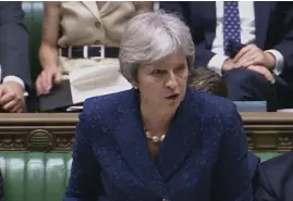  ?? Foto: tt-AP/PArlIAMENt­Ary rEcorDING UNIt ?? Theresa May.