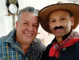  ?? CORTESÍA ?? A Alejandro Ramírez le tocó grabar junto a Edgar Cartín.