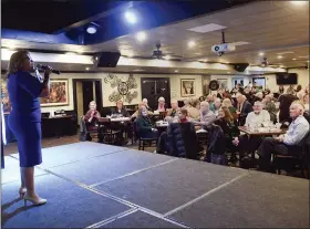  ?? March ?? State Rep. Johanny Cepeda-Freytiz is part of the state Legislatur­e that finds itself with the largest number of female members in its long existence. She spoke Thursday,
to the World Affairs Council of Greater Reading in Muhlenberg Township.