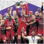  ??  ?? CHAMPS Liverpool earned millions from Euro glory