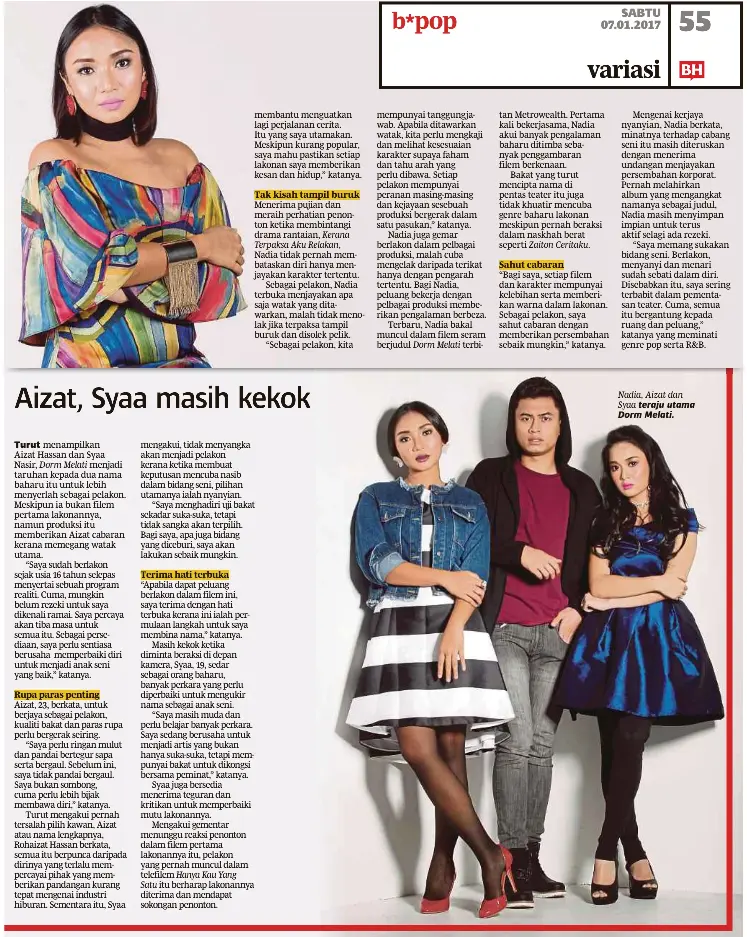 Aizat Syaa Masih Kekok Pressreader