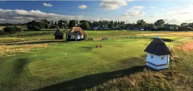  ??  ?? ON A ROLL: Royal St George’s, Sandwich, is a links course that usually won’t trip you up