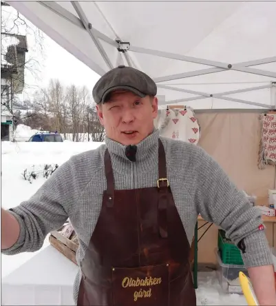  ?? FOTO: CHRISTER ANDRÉ HENRIKSEN ?? KLAR: Rune Jensen i Bondens Marked Troms SA, jobber på spreng med årets Landsbymar­ked, som denne gangen også arrangeres i Lyngen.