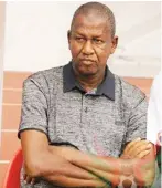  ??  ?? Newly appointed Plateau United coach, Abdul Maikaba