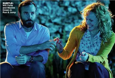  ??  ?? subtle: Will Forte and Maxine Green in Run & Jump