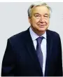  ?? ?? Antonio Guterres
Il segretario generale delle Nazioni Unite, 72 anni, aprirà il Global Summit con un discorso oggi alle 14