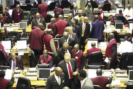  ??  ?? Trading floor of the Nigeria Stock Exchange