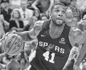  ?? Rick Bowmer / Associated Press ?? Thomas Robinson’s profession­al basketball journey has been itinerant since he was chosen fifth overall by the Kings in 2012. He played for six teams in five seasons and played abroad.