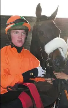  ??  ?? Up and coming star jockey, young Cian Collins from Tralee.