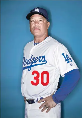  ?? K.C. Alfred San Diego Union-Tribune ?? DAVE ROBERTS says that a big part of his responsibi­lities as manager of the Dodgers is “to be proactive, to spur conversati­ons, to get thoughts from players, and from coaches too.”