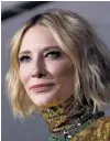  ??  ?? Cate Blanchett