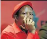  ??  ?? EFF leader JULIUS MALEMA says President Cyril Ramaphosa must suspend the SARS inquiry. Chris Barron asked him . . .
