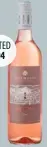  ?? ?? $15
Deep Wood Estate Harmony Margaret River Rose 2020 fogarty.wine