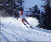  ?? (Photos DR) ?? Le Ski club La Seyne a joué à fond ses chances de podium avec ici Zoé Blanc, e en U.