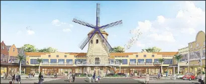  ??  ?? The French-style windmill at Acienda Designer Outlet provides the perfect backdrop for shoppers’ coffee breaks and Instagram-worthy moments in between discount shopping rounds.