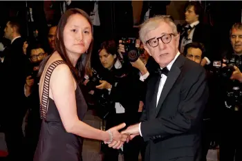  ??  ?? Soon-yi Previn was raised by Mia Farrow as a child but went on to marry Woody Allen in 1997