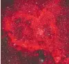  ??  ?? La nebulosa del Corazón, IC 1805, situadas en la constelaci­ón de Casiopea a 7500 años luz del Sistema Solar.