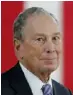  ??  ?? Michael Bloomberg