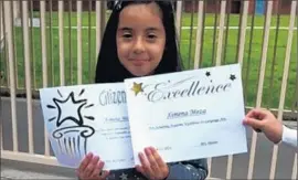  ?? KTLA ?? XIMENA MEZA, 9, was playing outside her Anaheim home with her sisters when she was shot. She was pronounced dead less than an hour later.