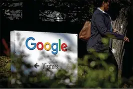  ?? DAVID PAUL MORRIS / BLOOMBERG ?? “The data in this report shows that despite significan­t effort, and some pockets of success, we need to do more to achieve our desired diversity and inclusion outcomes,” Google said in the diversity report released Thursday.