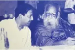  ??  ?? Kalaignar with rationalis­t Periyar