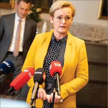  ?? FOTO: ANTHON UNGER ?? Undervisni­ngsministe­r Pernille Rosenkrant­z-Theil (S) mener ikke, at der skal laves om på den kanon, der gaelder for gymnasiet.