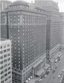  ?? Photograph: Bettmann Archive ?? The Statler Hotel in Manhattan.