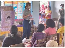  ?? ?? Doctors and dentists travel to Puerto Princesa for medical consultati­ons and dental education workshops.