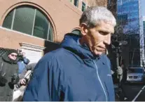  ?? AP PHOTO/STEVEN SENNE ?? William “Rick” Singer, founder of the Edge College & Career Network, departs federal court in 2019 in Boston.