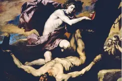  ??  ?? A bloody miracle: ‘ Apollo and Marsyas’, 1637, by Jusepe de Ribera