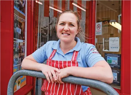  ?? ?? Amy Osborne, owner of Dave Giles on Gloucester Road, expects her 300-turkey order made in January to be fulfilled