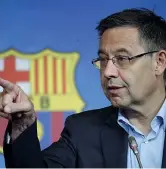  ?? (Epa) ?? Nei guai
L’ex presidente del Barcellona Josep Maria Bartomeu, 58 anni, arrestato