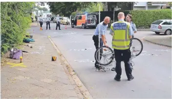  ?? FOTO: BERGER ?? Der Unfall ereignete sich im August 2017. Das Mädchen war mit dem Fahrrad unterwegs und wurde vom Auto der Lehrerin überrollt.