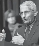  ??  ?? Dr. Anthony Fauci in Washington, D.C., on June 26. SUSAN WALSH/AP