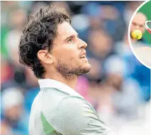  ?? BILDER: SN/APA/DPA/ BARTH/APA/AFP/HACHE ?? Dominic Thiem enttäuscht in München, Sebastian Ofner gewinnt in Barcelona.