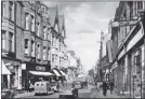  ??  ?? Fort William High Street in days gone by. Roamer pic 01