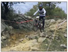  ?? (Photos R.L.) ?? Loris Vergier s’envole vers la victoire.