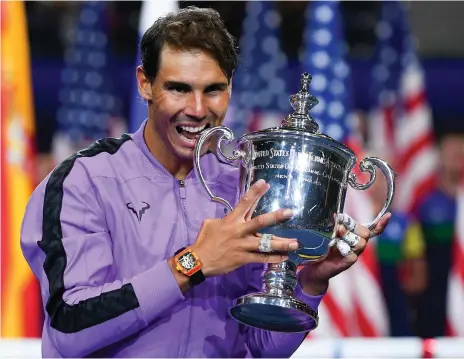  ?? Getty ?? Rafael Nadal will not be in New York at the end of this month to defend his US Open title