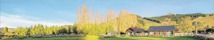  ?? PHOTO: SUPPLIED ?? Bold colour . . . The Reece Warnockdes­igned East Taieri home.
STAFF REPORTER