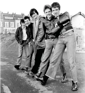  ?? ?? Rejected by London … the Undertones. Photograph: Larry Doherty