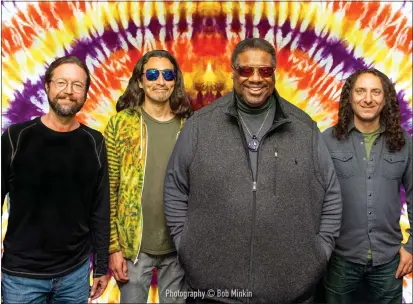  ?? BOB MINKIN — CONTRIBUTE­D PHOTO ?? Melvin Seals, second from right, and JGB will jam the music of Jerry Garcia and more Saturday at the Mare Island Coal Sheds.